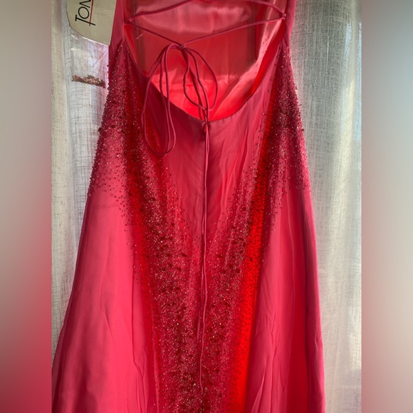 Tony Bowls Fuchsia Evening Gown - Picture 5 of 16